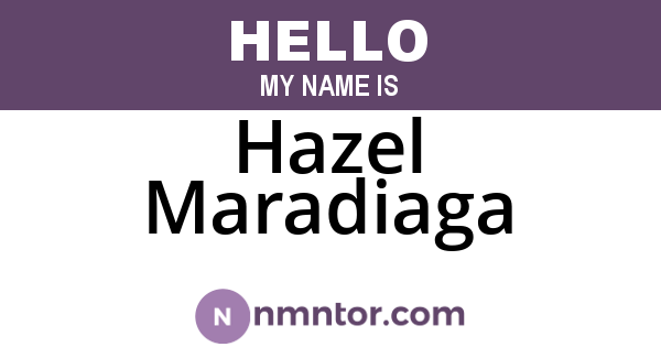 Hazel Maradiaga
