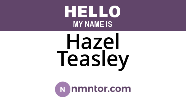 Hazel Teasley