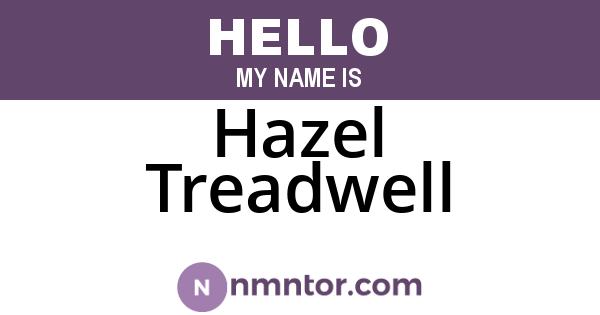 Hazel Treadwell
