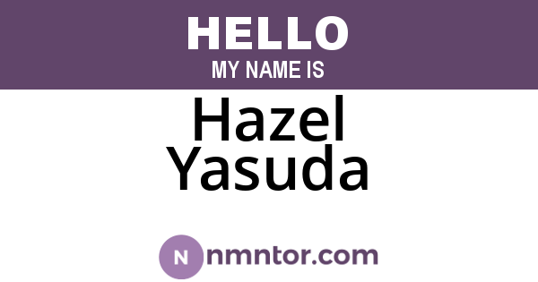 Hazel Yasuda