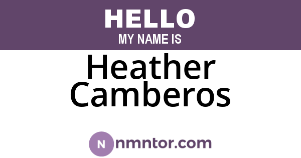 Heather Camberos