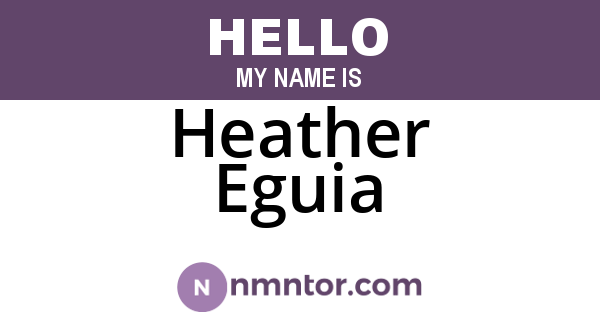 Heather Eguia