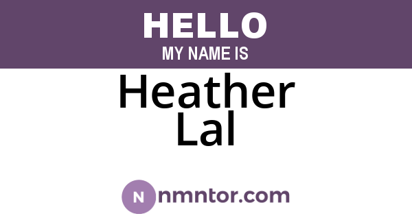 Heather Lal