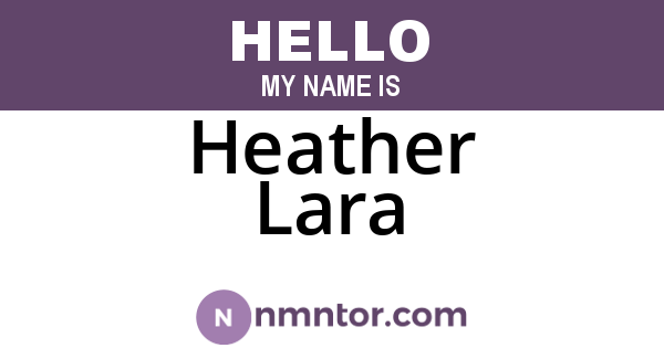 Heather Lara