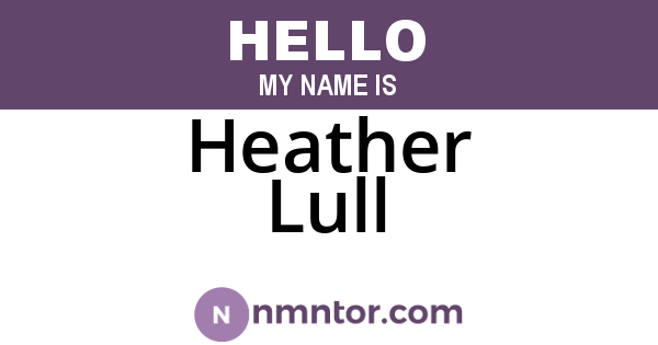 Heather Lull