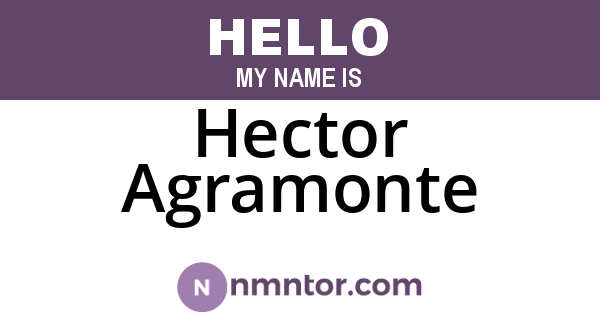 Hector Agramonte