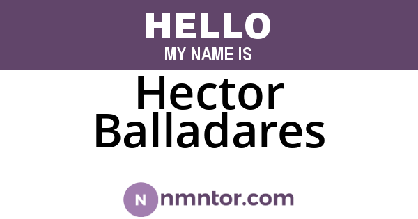 Hector Balladares