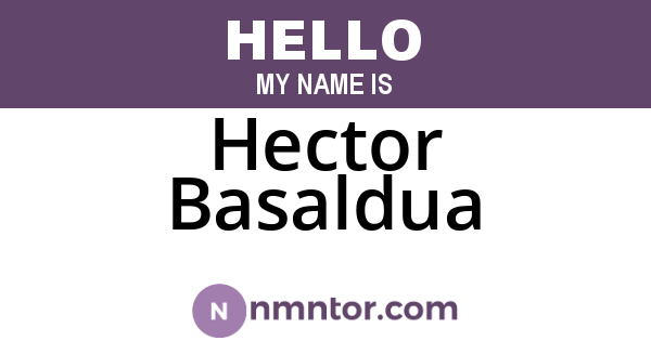 Hector Basaldua