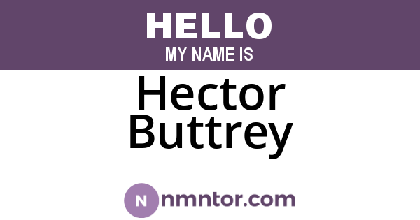 Hector Buttrey