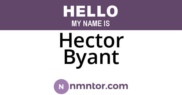 Hector Byant