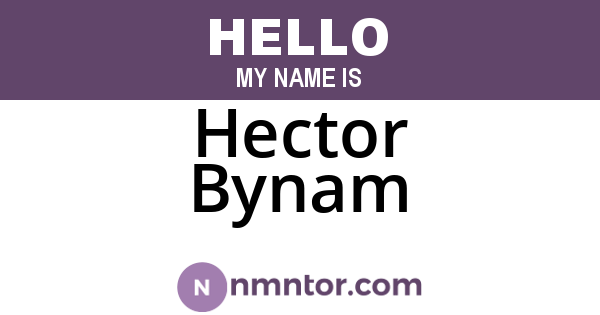 Hector Bynam