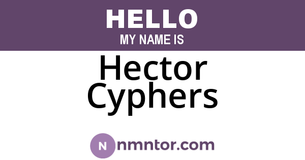 Hector Cyphers