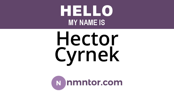 Hector Cyrnek