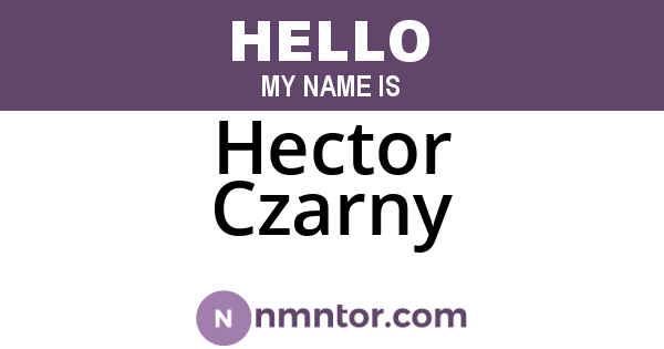 Hector Czarny