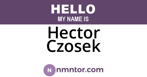Hector Czosek