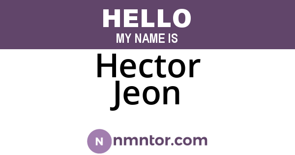 Hector Jeon