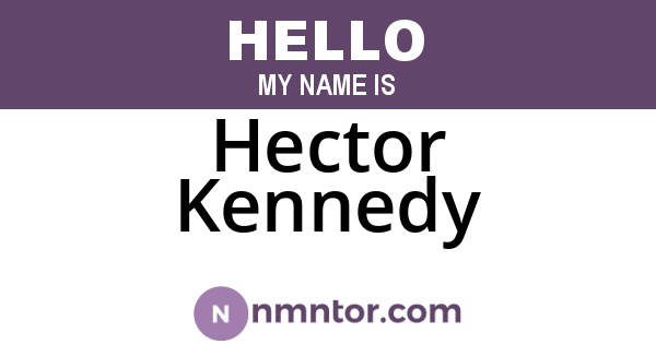 Hector Kennedy