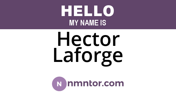 Hector Laforge