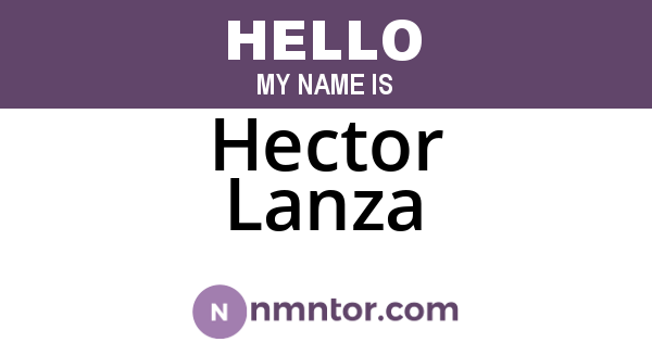 Hector Lanza