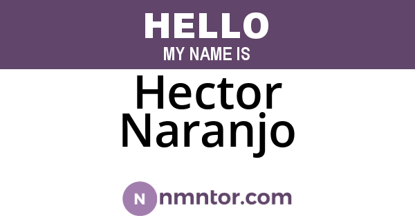 Hector Naranjo
