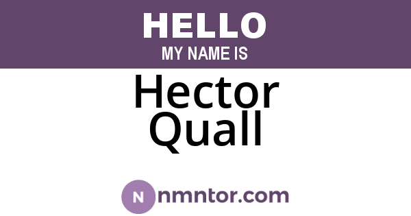 Hector Quall