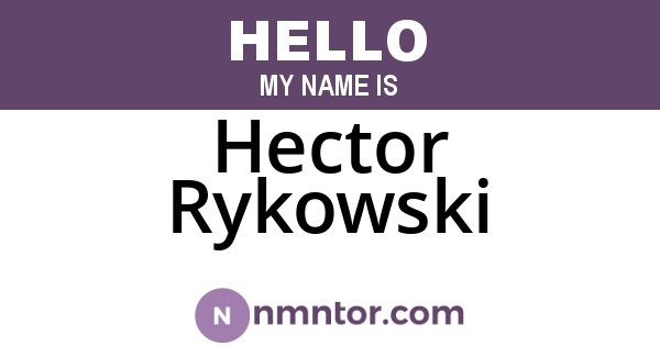 Hector Rykowski