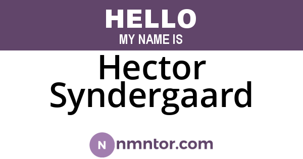 Hector Syndergaard