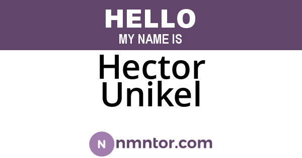 Hector Unikel