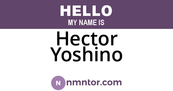 Hector Yoshino