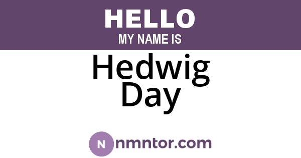 Hedwig Day