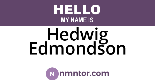 Hedwig Edmondson