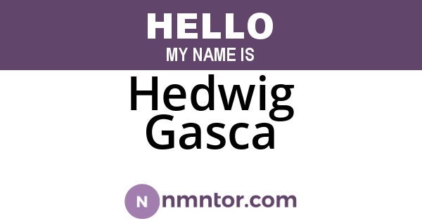 Hedwig Gasca