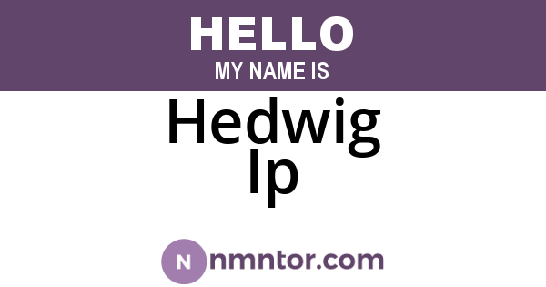 Hedwig Ip