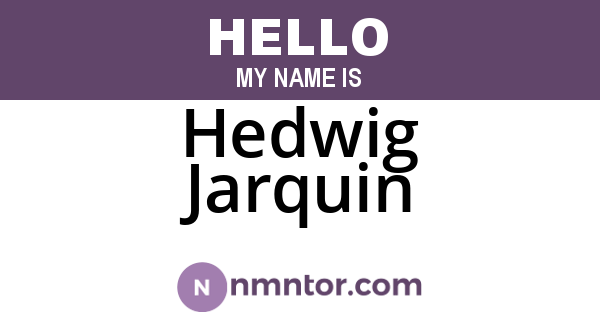Hedwig Jarquin