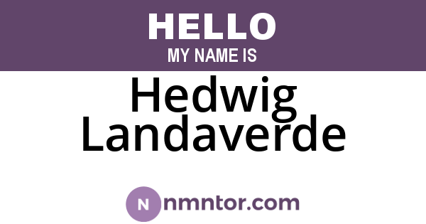 Hedwig Landaverde