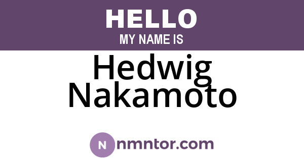 Hedwig Nakamoto