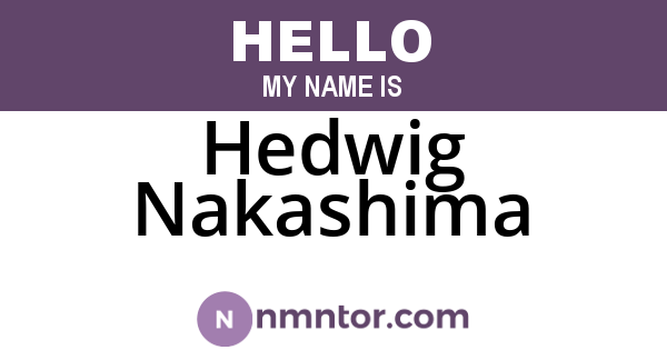 Hedwig Nakashima