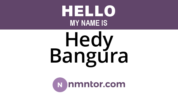 Hedy Bangura