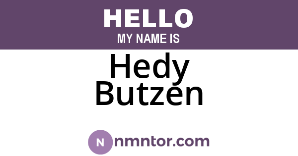 Hedy Butzen