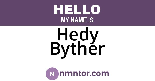 Hedy Byther