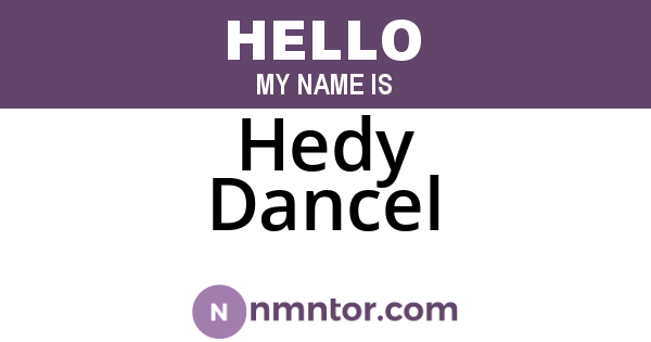 Hedy Dancel