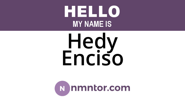 Hedy Enciso
