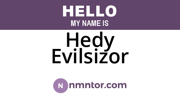 Hedy Evilsizor