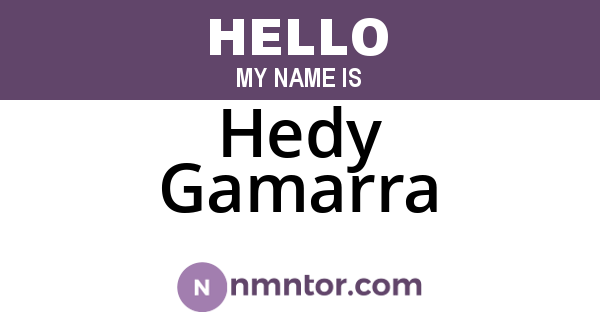 Hedy Gamarra