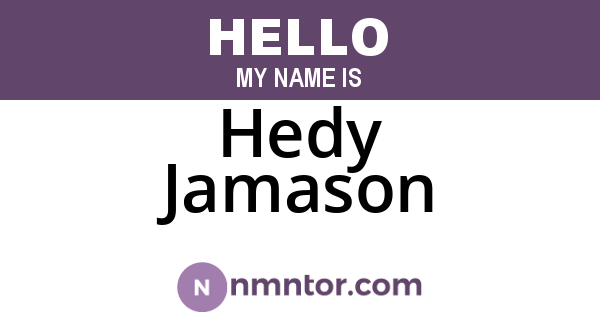 Hedy Jamason