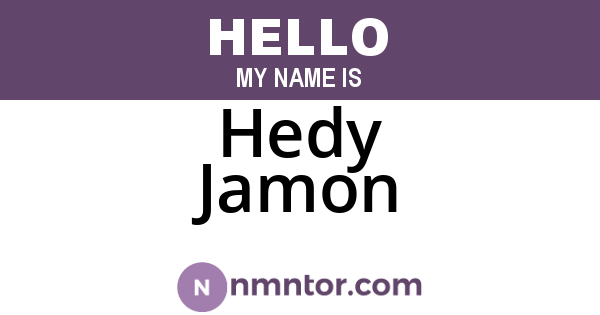 Hedy Jamon
