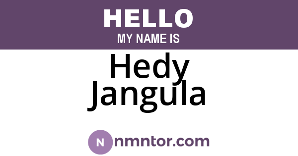 Hedy Jangula