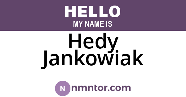 Hedy Jankowiak