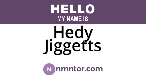 Hedy Jiggetts