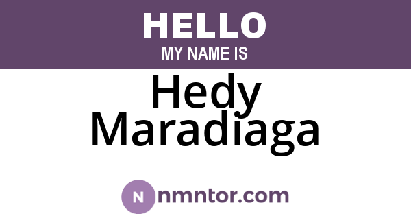Hedy Maradiaga